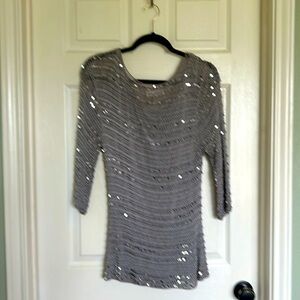 Snazzy Sequined Blouse